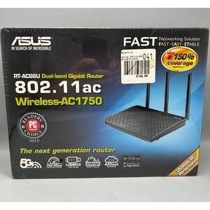 ASUS AC1750 (RT-AC66U) - Dual Band Gigabit Router - Sealed
